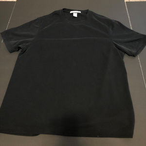 Men's Black Polyester Perry Ellis Shirt Size L